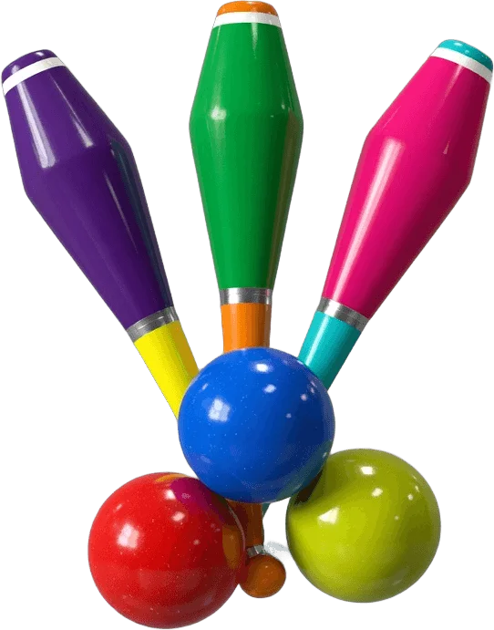 Bolas e Clavas