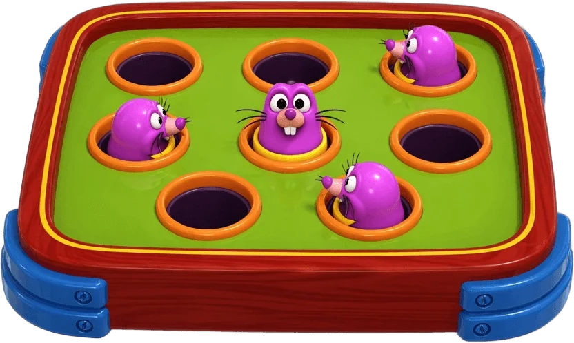 Whack-a-Mole Game Board