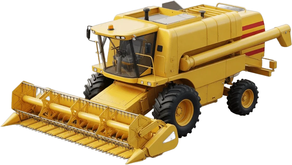 Moissonneuse Jaune