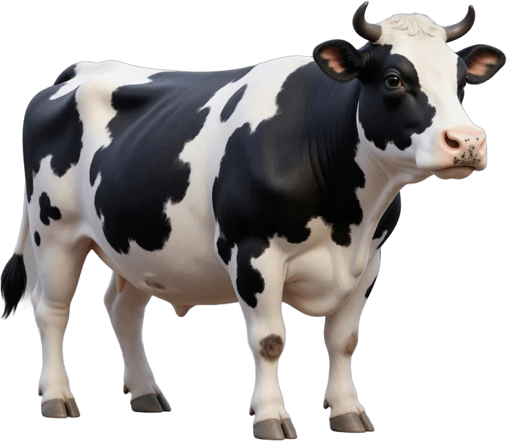 Black and White Cow