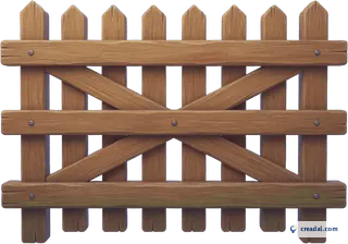 Clôture de ferme en bois