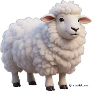 Mouton Blanc Duveteux