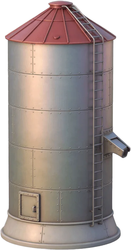 Haut silo à grains