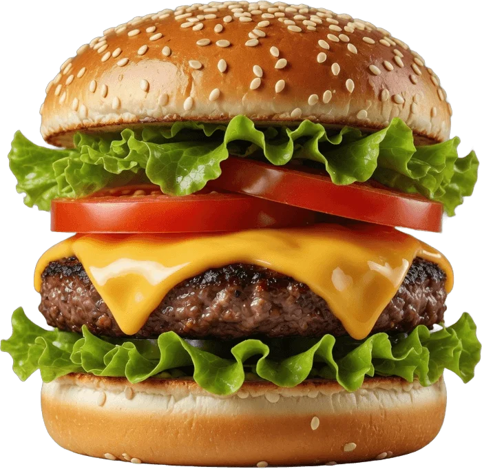 Cheeseburger alto