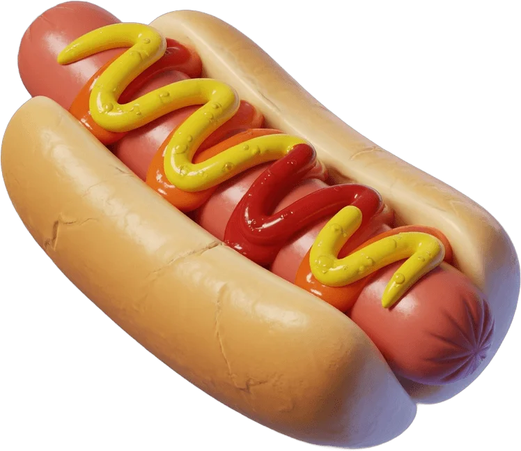 Cachorro-quente com molhos