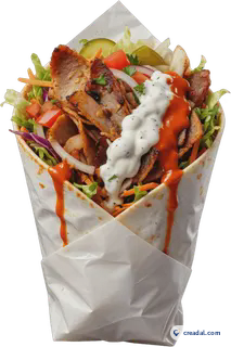 Wrap döner kebab