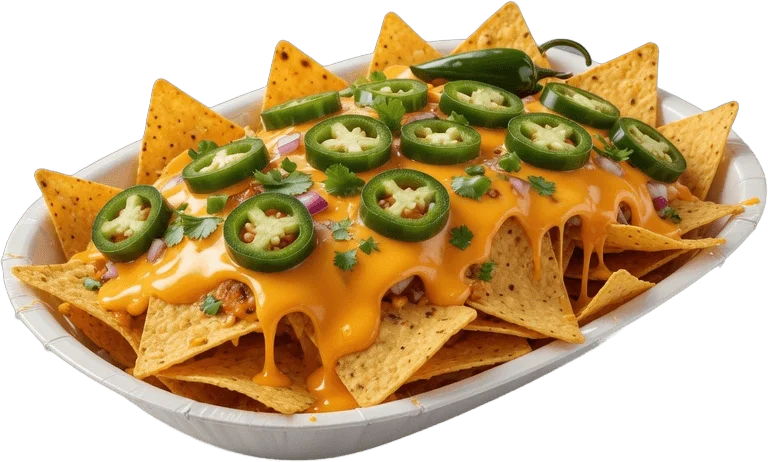 Nachos com queijo