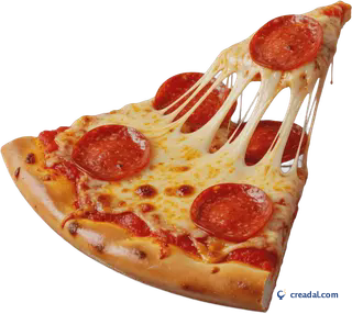 Part de pizza pepperoni