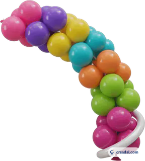Colourful Balloon Arch