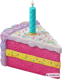 Birthday Cake Slice