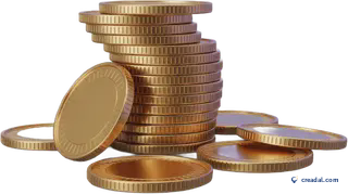 Pile de pièces d'or
