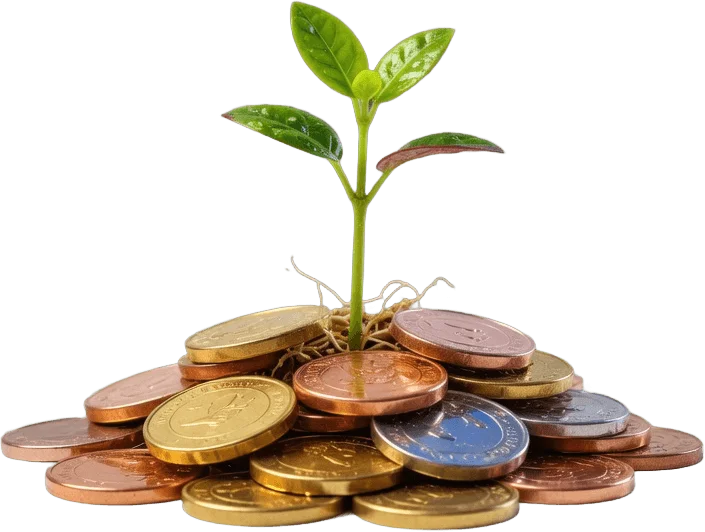 Plante sur des pièces