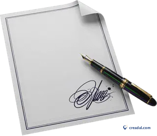 Contrat signé et stylo
