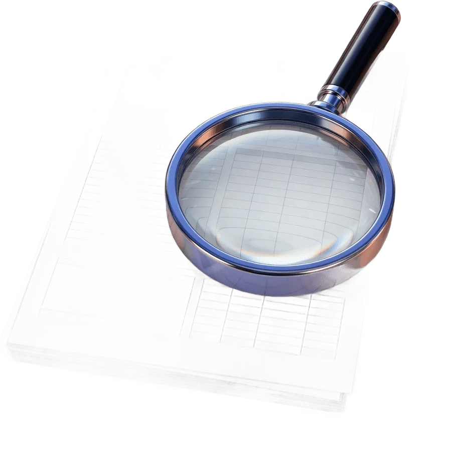 Loupe sur rapport