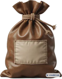 Sac d'argent noué