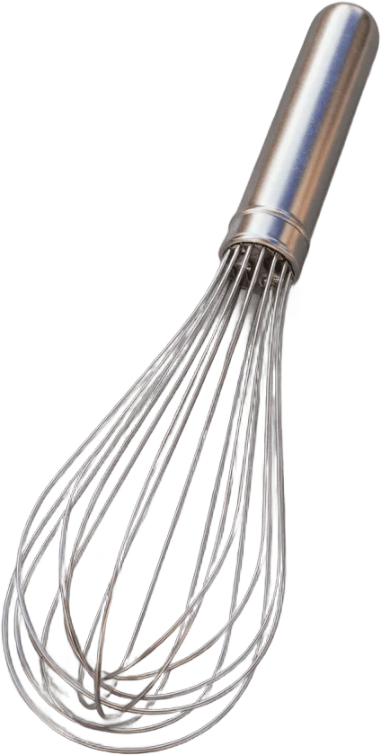 Steel balloon whisk
