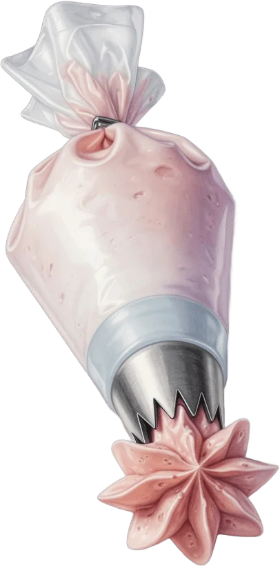 Saco de confeitar rosa