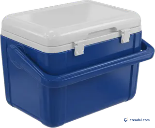 Blue cooler box