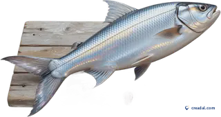 Silver Fish on Dock