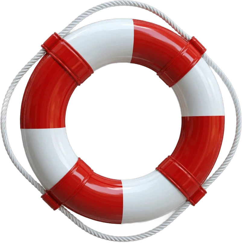 Red Life Buoy Ring