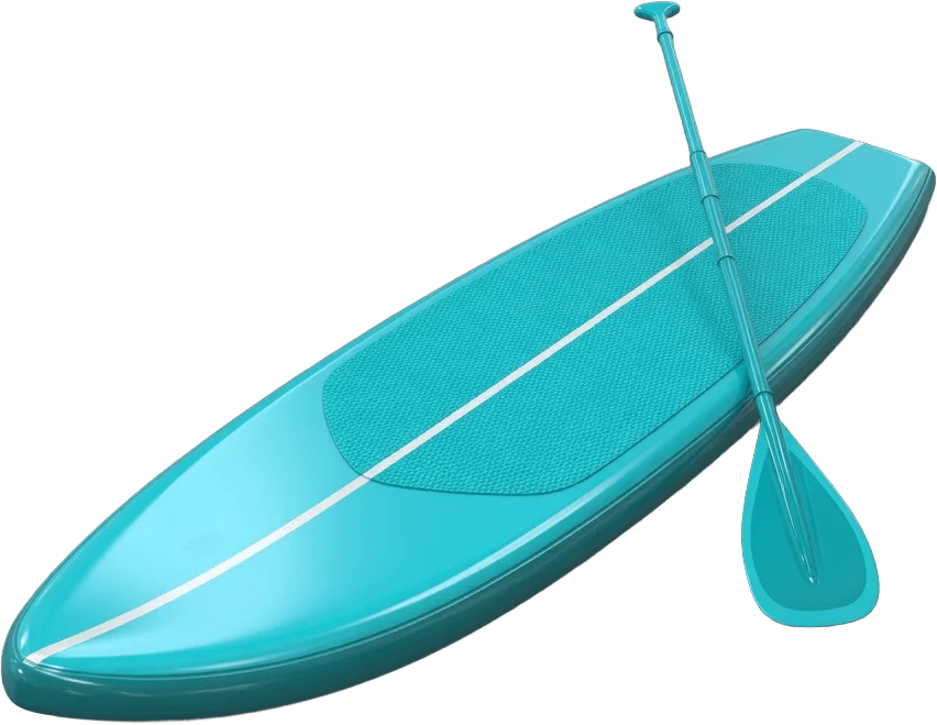 Turquoise Paddle Board