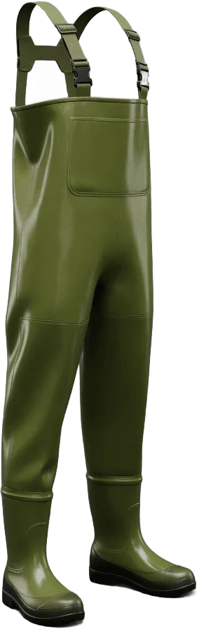 Waders vert olive