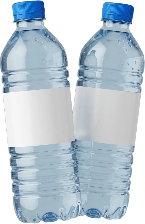 Two Water Bottles