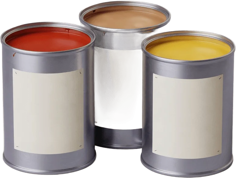 Three Steel Cans