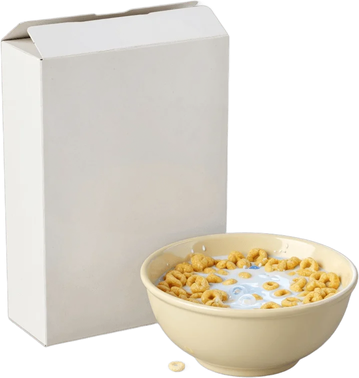 Bright cereal box