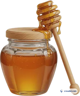 Glass Honey Jar