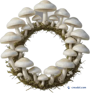 White Mushroom Fairy Ring