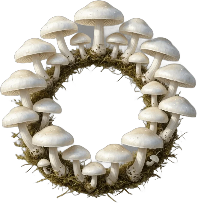 White Mushroom Fairy Ring