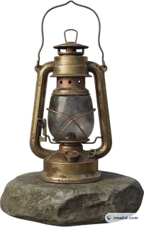 Old Lantern on Stone
