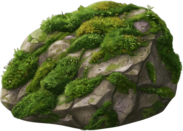 Mossy Forest Rock