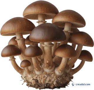 Small Brown Mushrooms