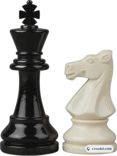 Wooden King and Knight