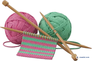 Pink Mint Yarn Balls