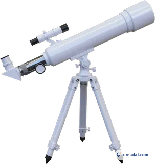 White hobby telescope