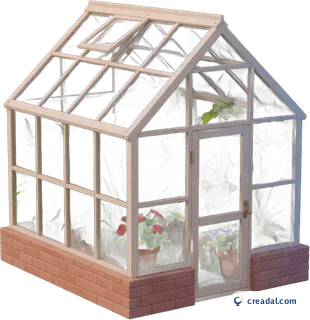 Small Glass Greenhouse