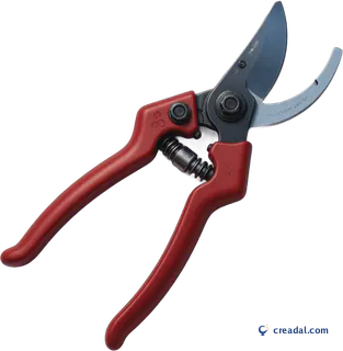 Red Pruning Shears