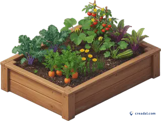 Wooden Raised Bed
