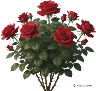Red Rose Bush