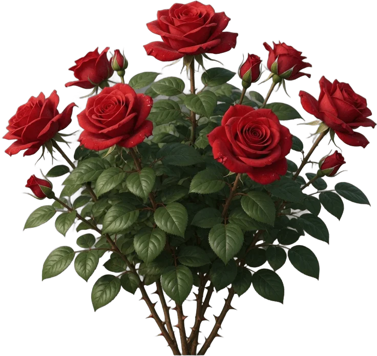 Red Rose Bush