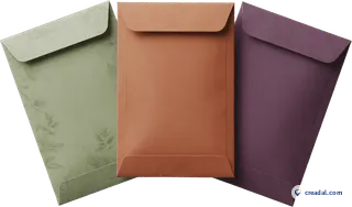 Three Blank Seed Packets