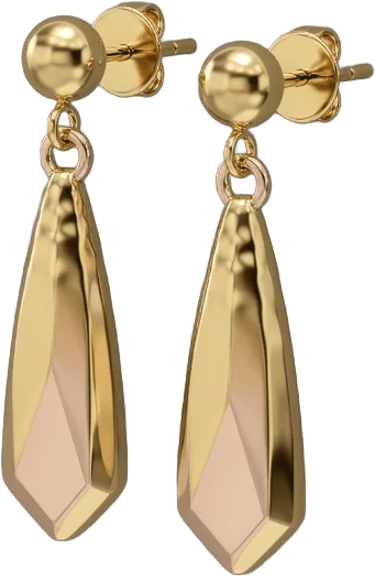 Boucles Pendantes Dorées