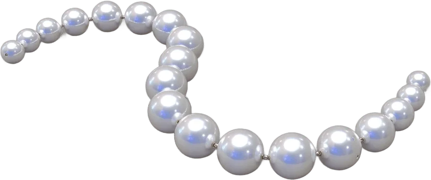 Colar de Pérolas Brancas