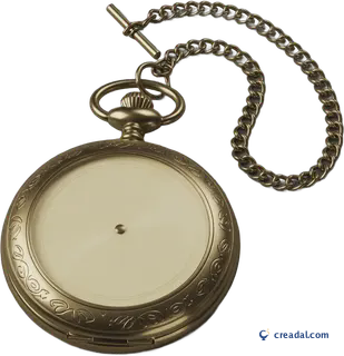Antike Messing-Taschenuhr