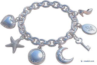 Silbernes Charm-Armband