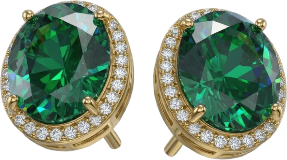 Gemstone Stud Earrings