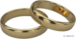 Schlichte goldene Eheringe